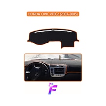 Honda Cıvıc Vtec2 2003-2005 Uyumlu Torpido Örtüsü Yansıma Önleyici Hızlı Montaj Koruma F76 Kahverengi