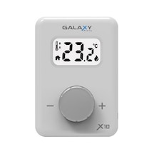 Galaxy X10 Kablosuz Dijital Oda Termostatı Beyaz