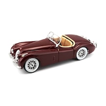 Burago 1/24 Ölçek 1951 Jaguar Xk 120 Roadster Klasik Model Araba Kahve