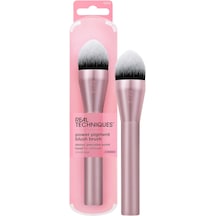 Real Techniques Power Pigment Allık Makyaj Fırçası, Sıvı Ve Krem Allık İçin Yanak Fırçası, Yoğun, Sentetik Kıllar, Hassas Uygulama İçin Benzersiz Sivri Şekil