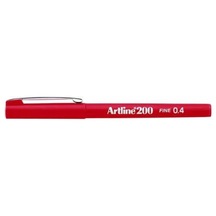Artline Fineliner 0.4 MM Kırmızı EK-200N