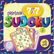 7x7 Çıkartmalı Sudoku 2 - Komisyon - Pötikare Yayınları