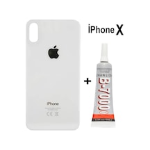 iPhone Uyumlu X Arka Pil Kapağı Ve Yapıştırıcı Hediye Be
