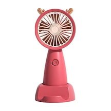 Şarjlı Mini Fan Taşınabilir Vantilatör Mini El Fanı Askılı Vantilatör Güçlü Taşınabilir Ve Stantlı Fan Masaüstü 24903 Asorti Renk .