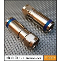 Digitürk F Konnektör Sıkmalı Tip 100 Adet