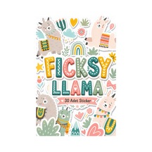 Sevimli Lama Sticker Seti - 30 Adet Etiket Çıkartma Diğer