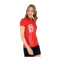 U.S. Polo Assn. Kadın Polo Yaka Tişört 1831928 Kırmızı