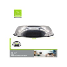 Nunbell Çelik Mama Kabı Oval 22 Cm
