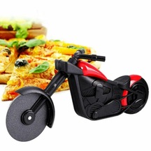 Paslanmaz Çelik Motosiklet Şekli Pizza Kesici Rulo Kesme