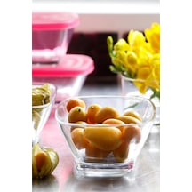 Lav Defne Cam Çorba Kasesi 2'li Küçük Boy 375 ml (Salata/Meze/Kahvaltı Kasesi )