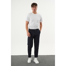 Redline Arden Kışlık Kalın Slim Fit Kemerli Erkek Pantolon Lacivert
