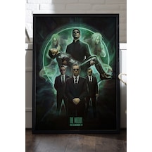 The Matrix Reloaded Siyah Ahşap Çerçeveli Poster, Dekoratif Film Duvar Tablosu
