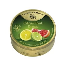 Cavendish & Harvey Citrus Fruit Drops Karışık Limon 200gr 10'li Paket