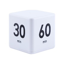 Küp Zamanlayıcılar Yerçekimi Sensörlü Zaman Yönetimi Beyaz