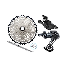 Shimano Slx M7100 1x12-speed Upgrade Kit 10-51 Göstergesiz Kelepçeli Siyah