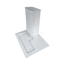 Karavan Banyo Duş Teknesi, Lavabo Ve Dolap Set 110x80cm - Beyaz-572