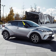 Toyota Uyumlu C-hr Chr 2016-2023 Sağ Dış Dikiz Ayna Kapağı 879150f911