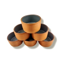 Sufle Kase 6 Lı Takım Gri
