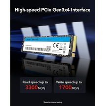 Nm610pro 500gb Ssd, M.2 2280 Pcıe Gen3x4 Nvme 1.4 Dahili, 3300 Mb/sn'ye Kadar Okuma, 1700 Yazı, Dahili 3d Nand Flash Solid State Sürücü, Dizüstü, Masaüstü İçin