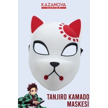 Kazanova Design Tanjiro Kamado Giyilebilir Maske Demon Slayer Anime Cosplay