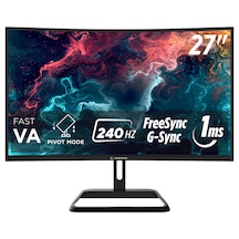 Rampage XYRA XR27C240F 27" 1 ms Full HD Curved 240 Hz Oyuncu Monitörü