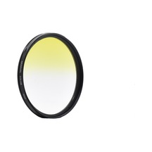 62mm Lensler İçin Gradual Degrade Kademeli Sarı Yellow Efekt Filtre