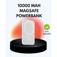 Ultra İnce Manyetik Powerbank Hızlı Şarj, Güçlü Tutuş, 10000 Mah Kapasite Çok Renkli