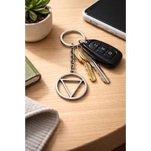 Naruto Hidan Akatsuki Anahtarlık Gümüş Renk Unisex Anime Metal Aksesuar