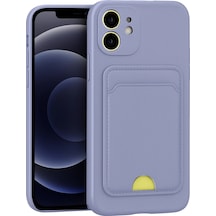 Ilkeshop Newface iPhone Uyumlu 11 Kılıf Kelvin Kartvizitli Silikon - Lila