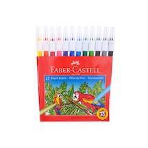 Faber Castell 12 Renk Yıkanabilir Keçeli Kalem