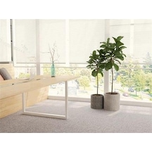 Nuano Consept Silindir Serisi Yuvarlak Saksı Koyu Gri 40x50