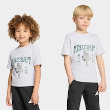 Adidas Minecraft Çocuk Gri Tişört Ks9033