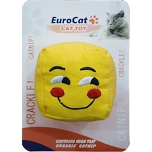 Eurodog&Eurocat 6 CM Gülen Smiley Küp Kedi Oyuncağı