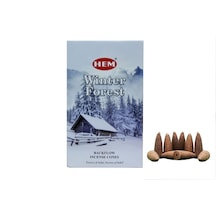 Hem Winter Forest 10 Adet Geri Akış Konik Tütsü