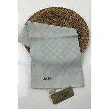 Aker Elegance Monogram Eşarp 1090500 974 Gri