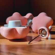 Yorgan,nevresim,sabitleyici 4adet -pembe Çiçek