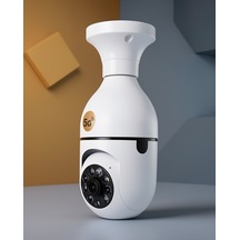 Akıllı Duy Kamera 360 Derece Ptz Dönen Ev Kamerası