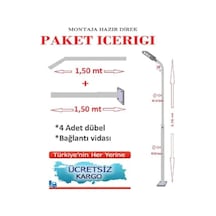 Aydınlatma Direği Led Projektör Için Solar Sokak Aydınlatma