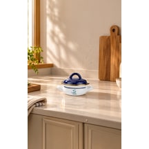 Bernardo Sapphire Emaye Mini Pot 12 Cm Siyah