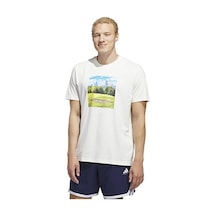 Adidas Escape Alpine T Erkek Basketbol Tişörtü Kc9260 Beyaz Beyaz