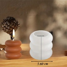 Halkalı Mum Orta Silikon Kalıp S910
