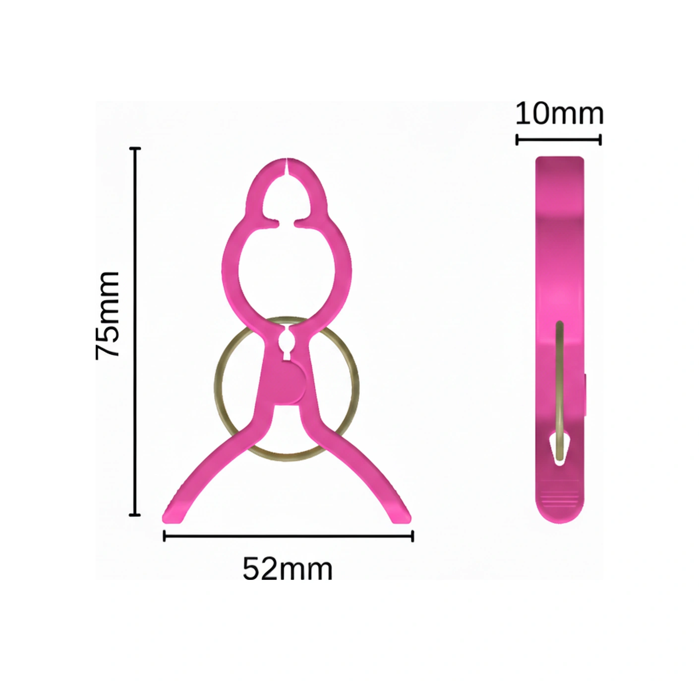 Bitki Destek Mandalı Pembe