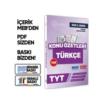 2026 YKS-TYT Mebi-ogm Türkçe Pratik Konu Özet Kitabı Renkli A4 Boyut Görsel Destekli Baskı Ücreti
