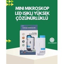 Ers Led Aydınlatmalı 80 200 Kat Büyütmeli Cep Mikroskop