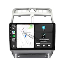 Peugeot 307 9" Uyumlu Androıd Multimedya Gerçek 2/32 Kablosuz Carplay Geri Görüş Kameralı 9"