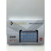 Mor Işıklı Tavana Askılı Uv 20w Sinek Öldürücü Elektronik Cız Cihazı Sivrisinek+tüm Uçan Haşere