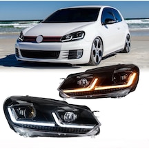 Vw Golf 6 2010-2011-2012 Mk6 Krom 7.5 Dizayn J Ledli Ön Far