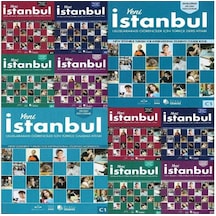 İstanbul Istanbul Yabancılar Için Türkçe New Yeni A1-a2-b1-b2-c1 Ders + Çalışma + Qr Kod Komple Set Complete Set