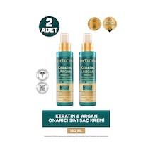 Bioxcin Keratin & Argan Onarıcı Saç Bakım Kremi 2 x 150 ML