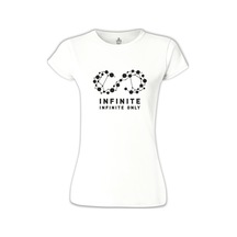 Infinite - Only Beyaz Kadın Tshirt 001